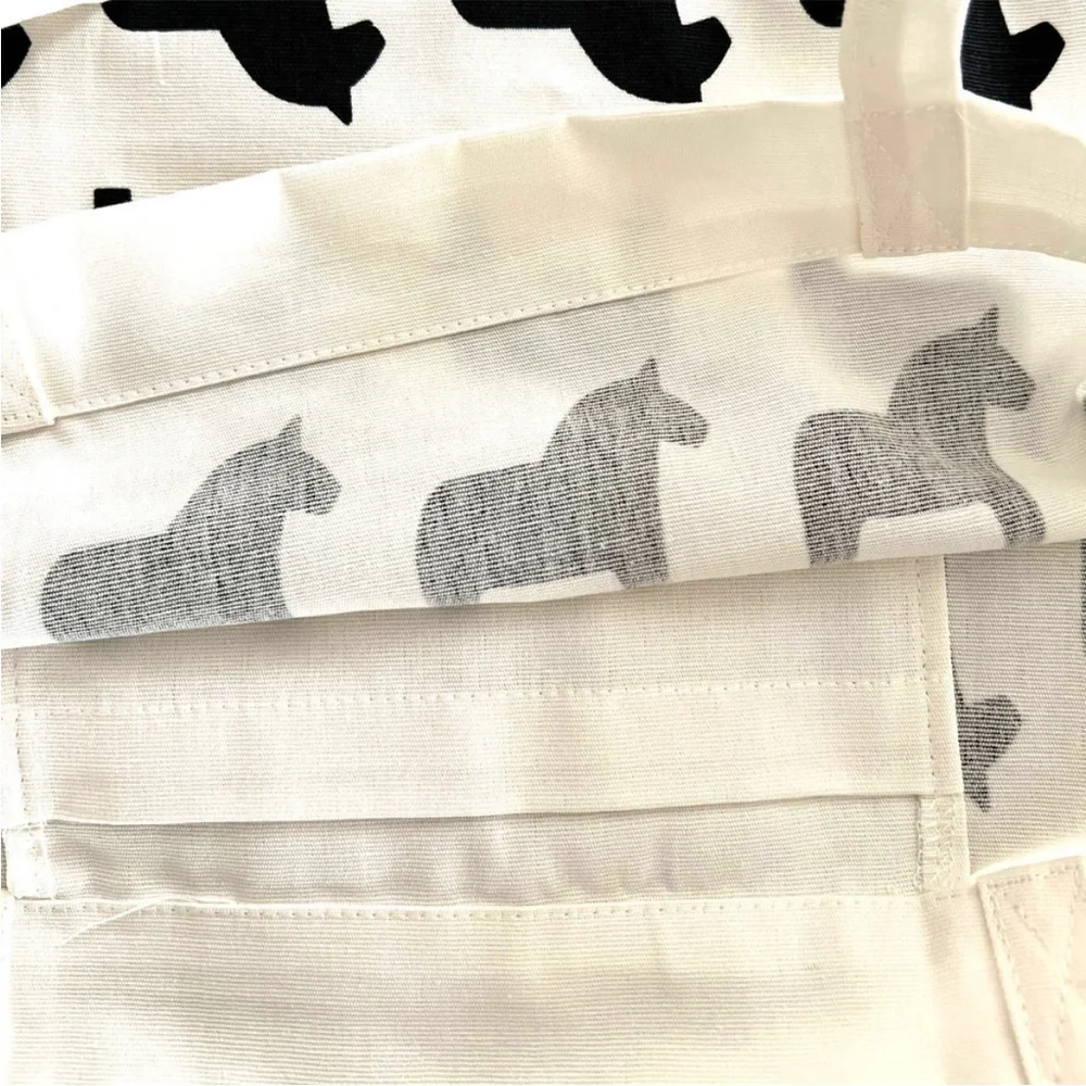 ♥️IKEA HASTHAGE Collection Christmas Holiday Cotton Shopping Grocery Tote Bag♥️ - Picture 4 of 6